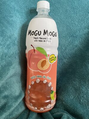 Peach Flavored Drink with Nata de Coco