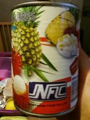 Ramboutans fourrés ananas