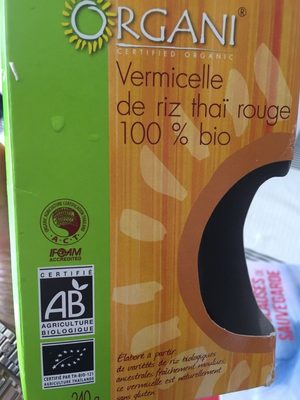 Vermicelles de riz thaï rouge
