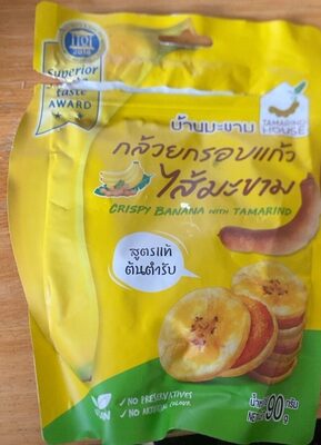 90 G. of Crispy Banana With Tamarind Jam Snack - Free Shipping