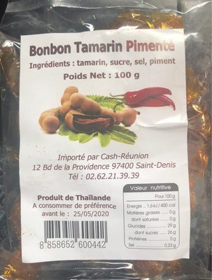 Bonbon tamarin pimenté