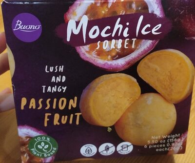 Mochi Ice Sorbet, Passion Fruit