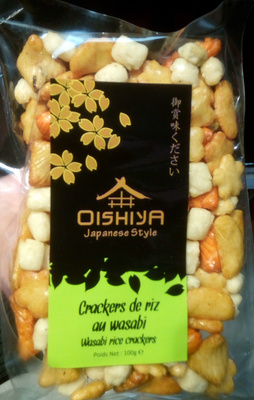 Crackers de riz au wasabi