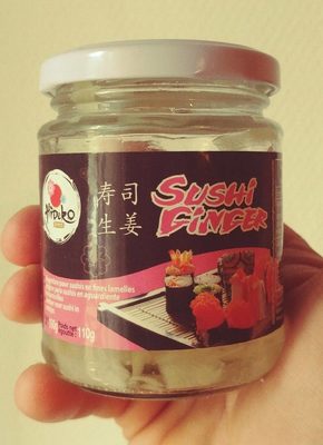 SushiGinger gingembre pour sushis en fines lamelles