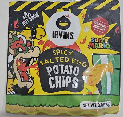 Spicy Salted Egg Potato Chips