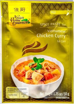 Pâte d'épices de poulet Vietnamien Gà Càri