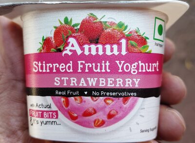 Amul Stirred Fruit Yogurt Strawberry