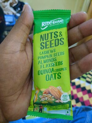RiteBite Nutrition Bar Nuts & Seeds
