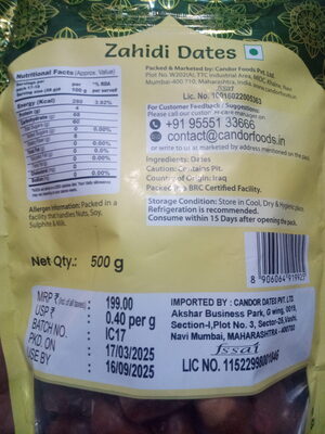 Zahidi Dates