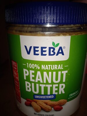 VEEBA PEANUT BUTTER UNSWEETENED