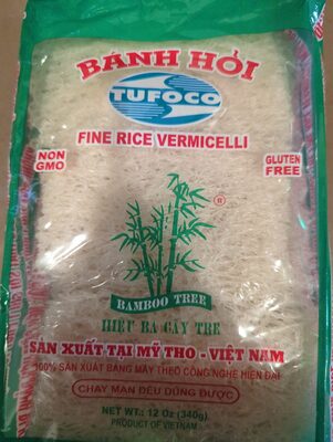 Vermicelle De Riz Fin Blanc Bambou Thuan Phong 340G Vietnam