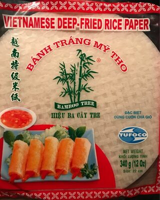 Vietnamese deep fried rice paper