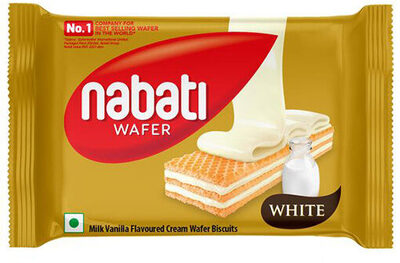 White chocolate wafers
