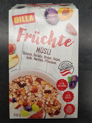 Früchte Müsli