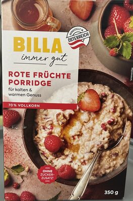 Rote Früchte Porridge