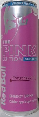 Redbull The Pink Edition Sugarfree Bringebærsmak