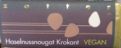 Haselnussnougat Krokant vegan