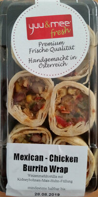 Mexican Chicken Burrito Wrap