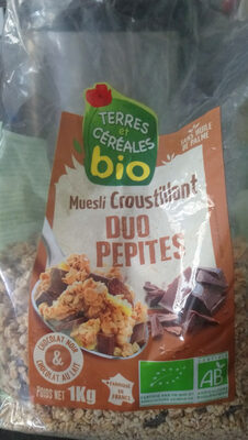muesli croustillant duo pépites