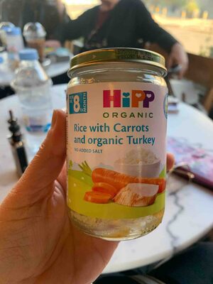 Rice With Carrots And Organic Turkey