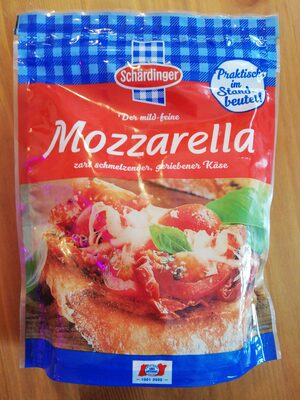 Mozarella gerieben