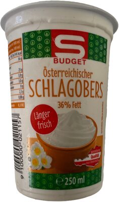 Schlagobers länger frisch