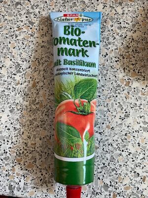 Bio Tomatenmark mit Basilikum