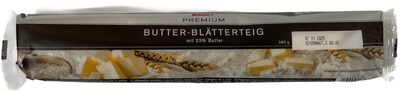 Butter-Blätterteig mit 23% Butter