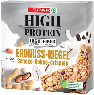 Erdnuss-Riegel Schoko-Kokos-Crispies