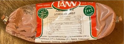 Kalbsleber Streichwurst