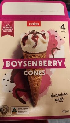 Boysenberry Cones
