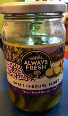 Sweet Gherkins-Sliced