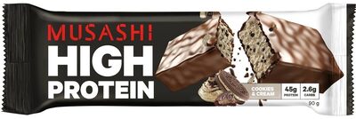 High Protein Cookies And Cream Flavoured Protein Bar
