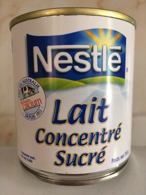 Lait concentré sucré