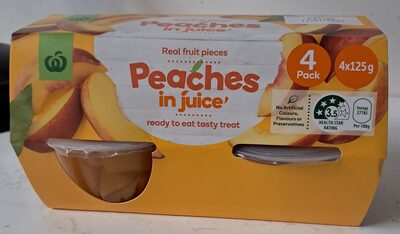 Peaches in juice