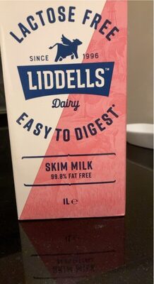 Skim milk lactose free