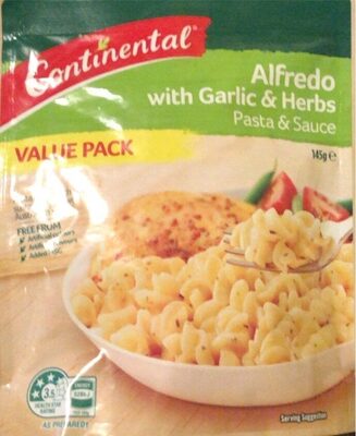 Alfredo with garlic & herbs
