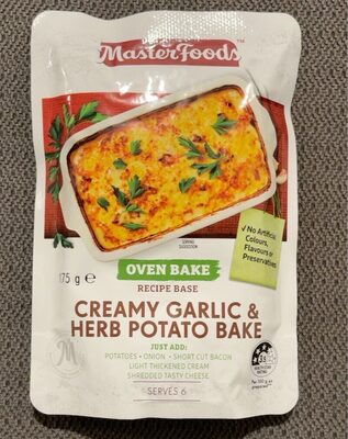 Masterfood Creamy Garlic Herb Potato175g