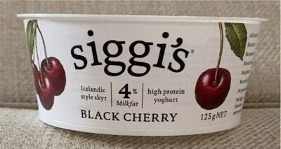 Black cherry icelandic yogurt