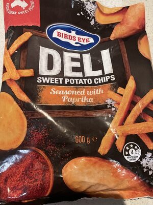 Deli Sweet Potato Chips Seasoned with Paprika