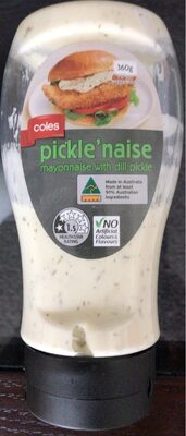 Pickle’naise mayonnaise with dill pickle