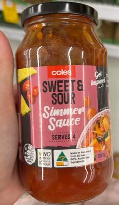 Sweet and sour simmer sauce