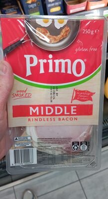 Middle Rindless Bacon