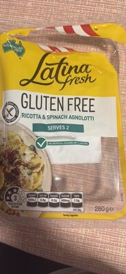 GLUTEN FREE RICOTTA & SPINACH AGNOLOTTI