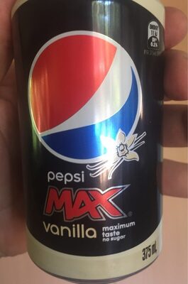 Pepsi max vanilla