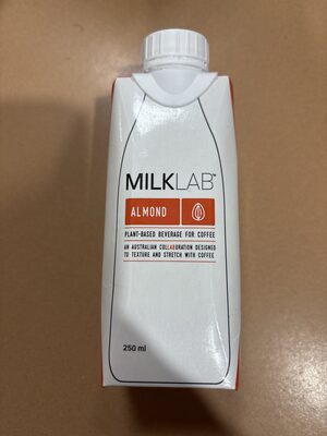 Almond Plant-Based Beverage for Coffee