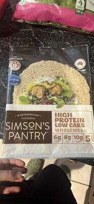 High Protein Low Carb Wholemeal Wrap