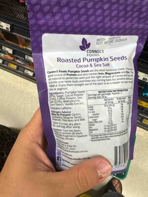 Roasted Pumpkin Seeds Cocoa & Sea Salt