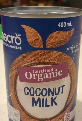 Certified Organic Coconut Milk