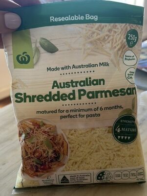Australian Shredded Parmesan